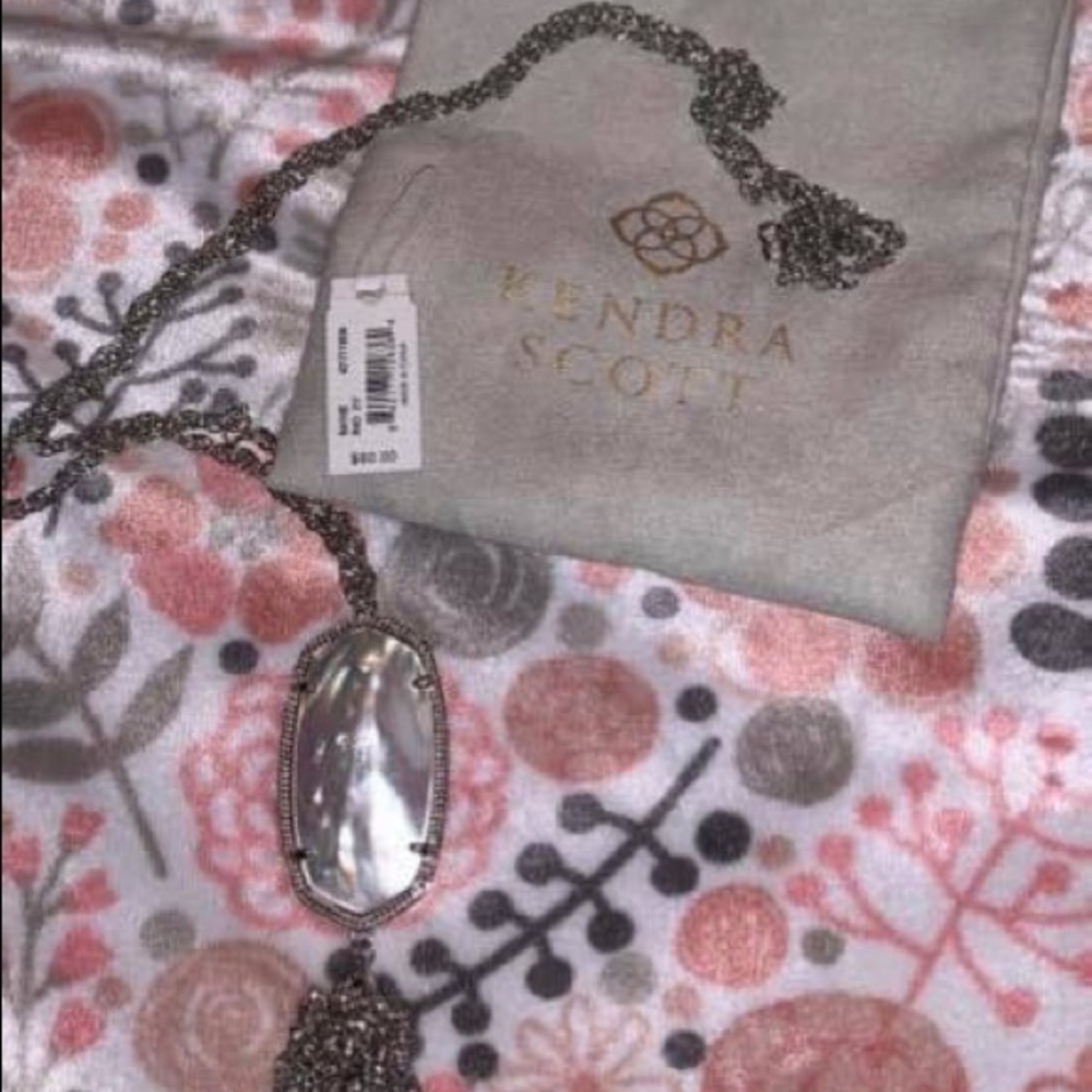 Kendra Scott silver rayan necklace